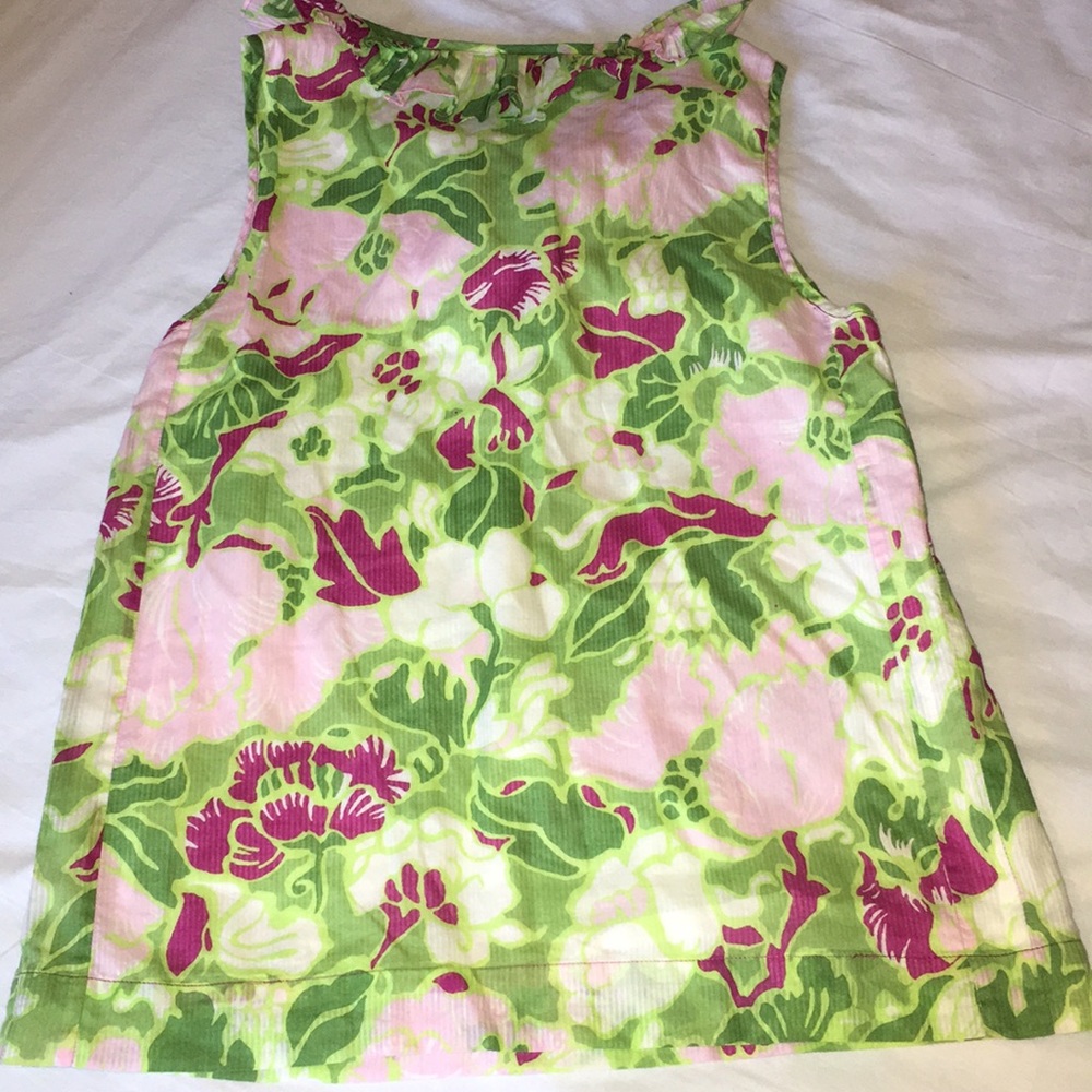 Talbots Ruffles Floral Blouse - Picture 4 of 7